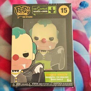 Funko Pop The Simpsons Treehouse of Horror Vampire Krusty Enamel Pin #15